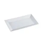 Yanco PL-214 14x9-Inch Pride Land Porcelain Rectangular Bone White Plate, 6/CS