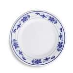 Yanco PO-1010 10-Inch Peony Melamine Round White Plate, 24/CS