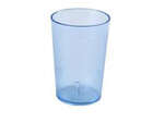Yanco PT-008B 8 Oz Plastic Blue Tumbler, 72/CS