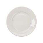 Yanco RE-20 11.25-Inch Recovery Porcelain Round American White Plate, DZ