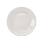 Yanco RE-22 8.25-Inch Recovery Porcelain Round American White Plate, 36/CS