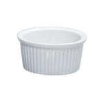 Yanco RK-106 6 Oz 3.875x2-Inch Porcelain White Fluted Ramekin, 36/CS