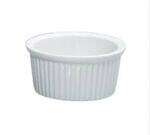 Yanco RK-106 6 Oz 3.875x2-Inch Porcelain White Fluted Ramekin, 36/CS