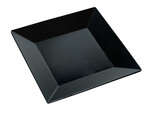 Yanco RM-110BK 10-Inch Rome Melamine Square Black Plate, 24/CS