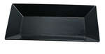 Yanco RM-210BK 10x6-Inch Rome Melamine Rectangular Black Plate, 24/CS