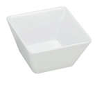 Yanco RM-404 10 Oz 3.75x2.5-Inch Rome Melamine Square White Bowl, 72/CS