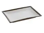 Yanco RO-213 12x8.25x1.5-Inch Rockeye Porcelain Rectangular White Plate, DZ