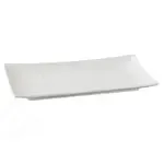 Yanco SH-215 15.5x7.5-Inch Shanghai Porcelain Rectangular Bone White Plate, DZ