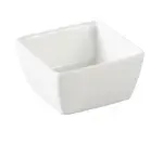 Yanco SH-403 4 Oz 3x1.625-Inch Shanghai Porcelain Square Bone White Sauce Dish, 48/CS
