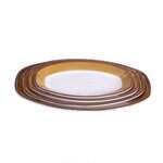 Yanco SL-311 11-Inch Soul Melamine Oval Plate, 24/CS (Discontinued)