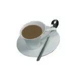 Yanco SST-001 6 Oz Porcelain Round Bone White Cup, 24/CS (Discontinued)