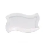 Yanco SST-211 10x5.5-Inch Porcelain Deep Rectangular Bone White Plate, 24/CS (Discontinued)