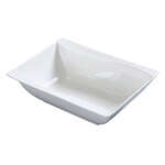 Yanco SW-409 25 Oz 9x6.5-Inch Sea Wave Porcelain Rectangular Bone White Bowl, DZ