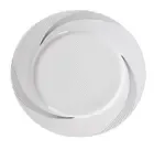 Yanco UR-107 7.5-Inch Urban Line Porcelain Round Bone White Plate, 36/CS
