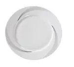 Yanco UR-112 12-Inch Urban Line Porcelain Round Bone White Plate, DZ