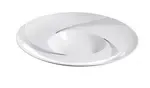 Yanco UR-612 12-Inch Urban Line Porcelain Round Bone White Dessert Plate, DZ