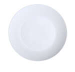 Yanco PS-12-C 12-Inch Piscataway Porcelain Round White Coupe Plate, DZ