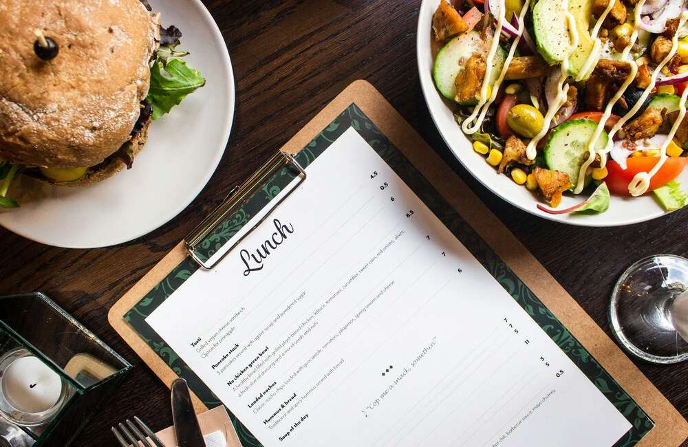 restaurant menu ideas